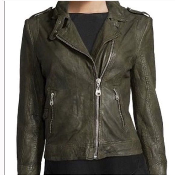 Doma Black Leather Moto Jacket (size M) - Picture 14 of 14